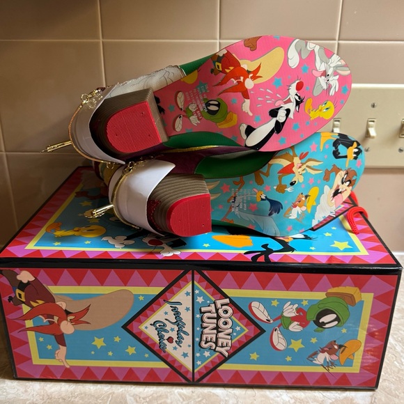 IRREGULAR CHOICE X LOONEY TUNES BEEP! BEEP! COWBOY BOOTS Size 9 NEW IN BOX - Picture 9 of 9